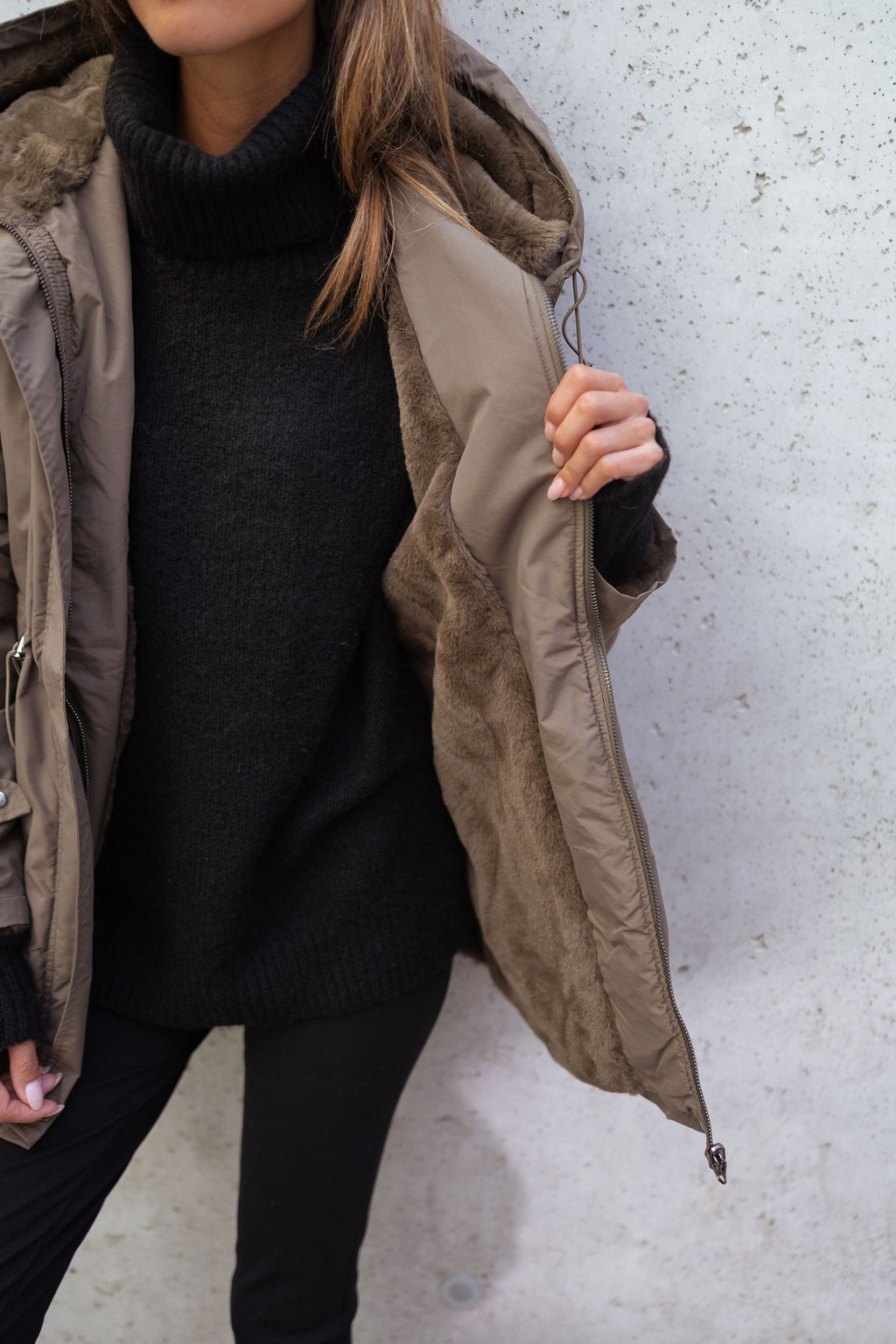 Coat Clovis - Khaki