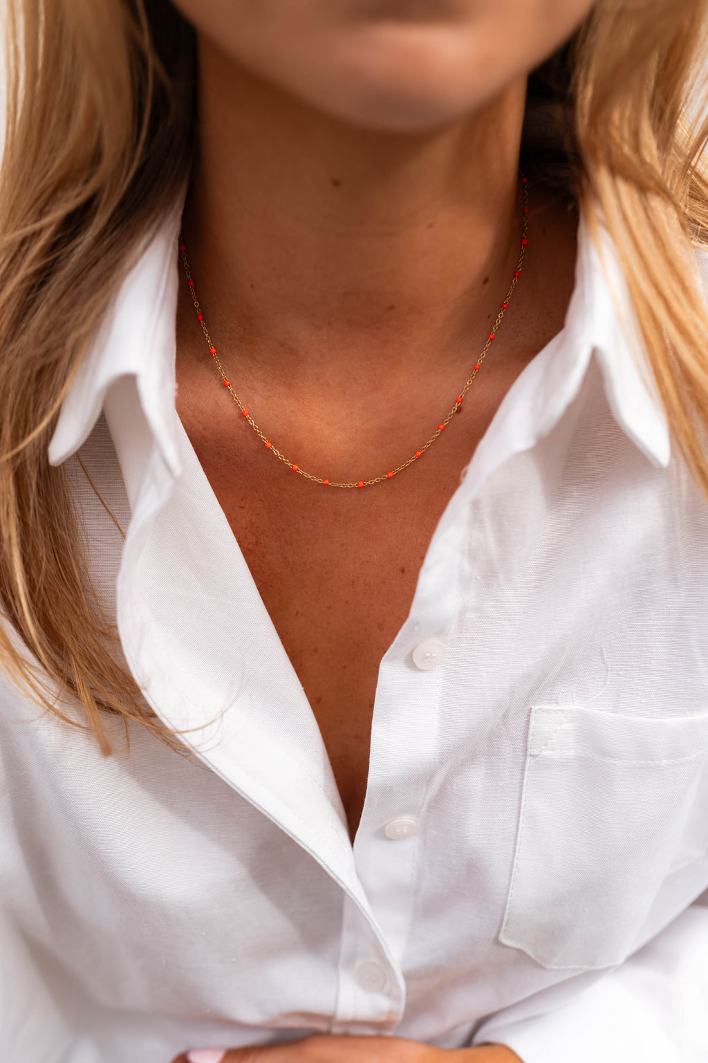 Collier Mary - orange