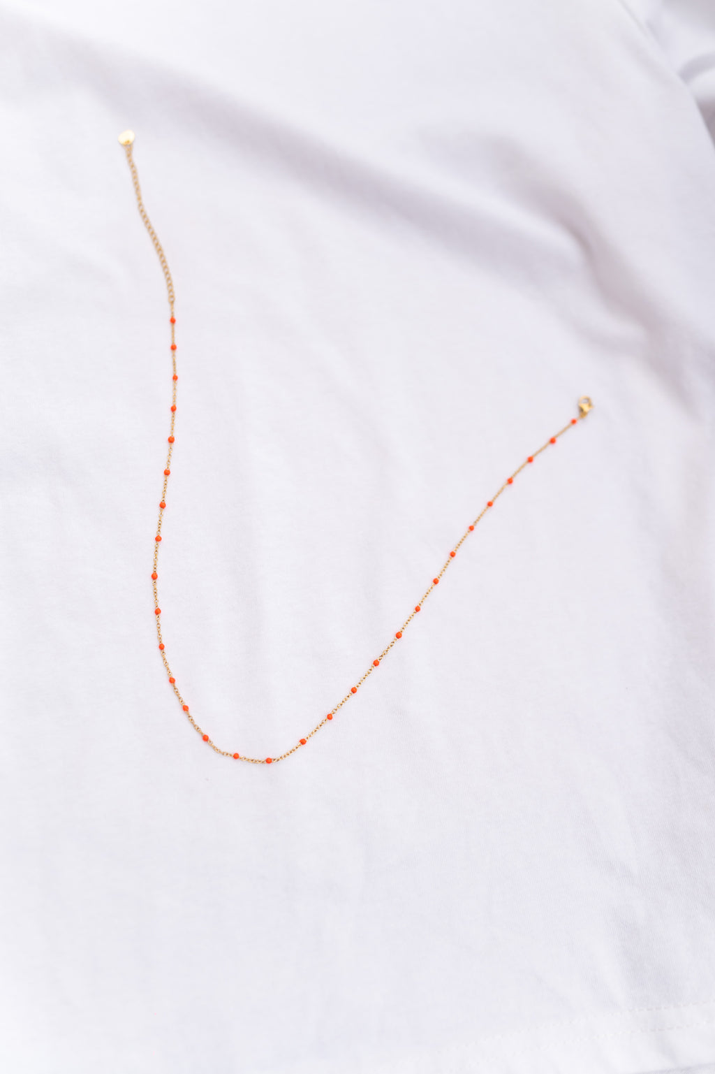 Mary necklace - orange