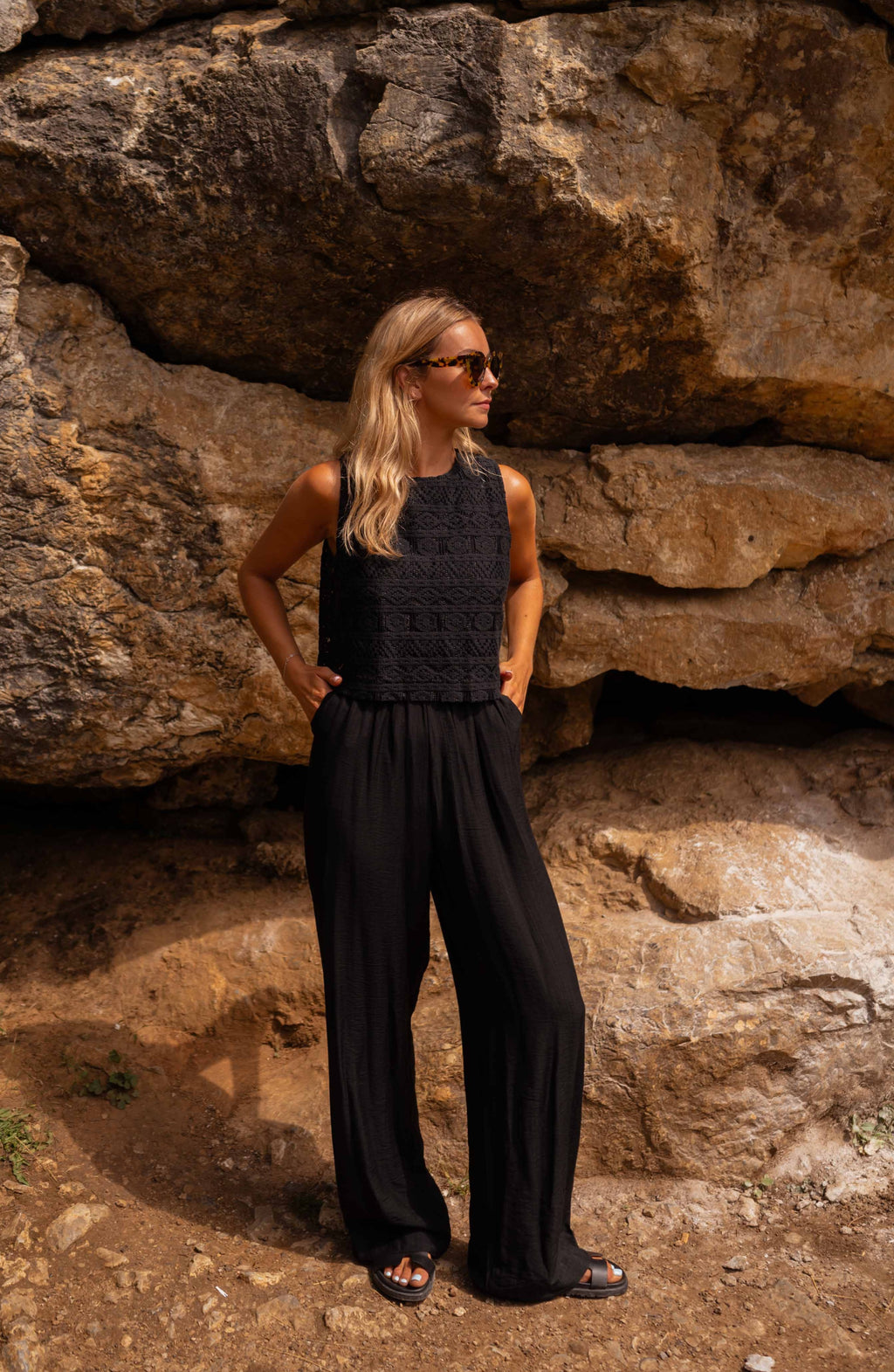 Paolina jumpsuit - black