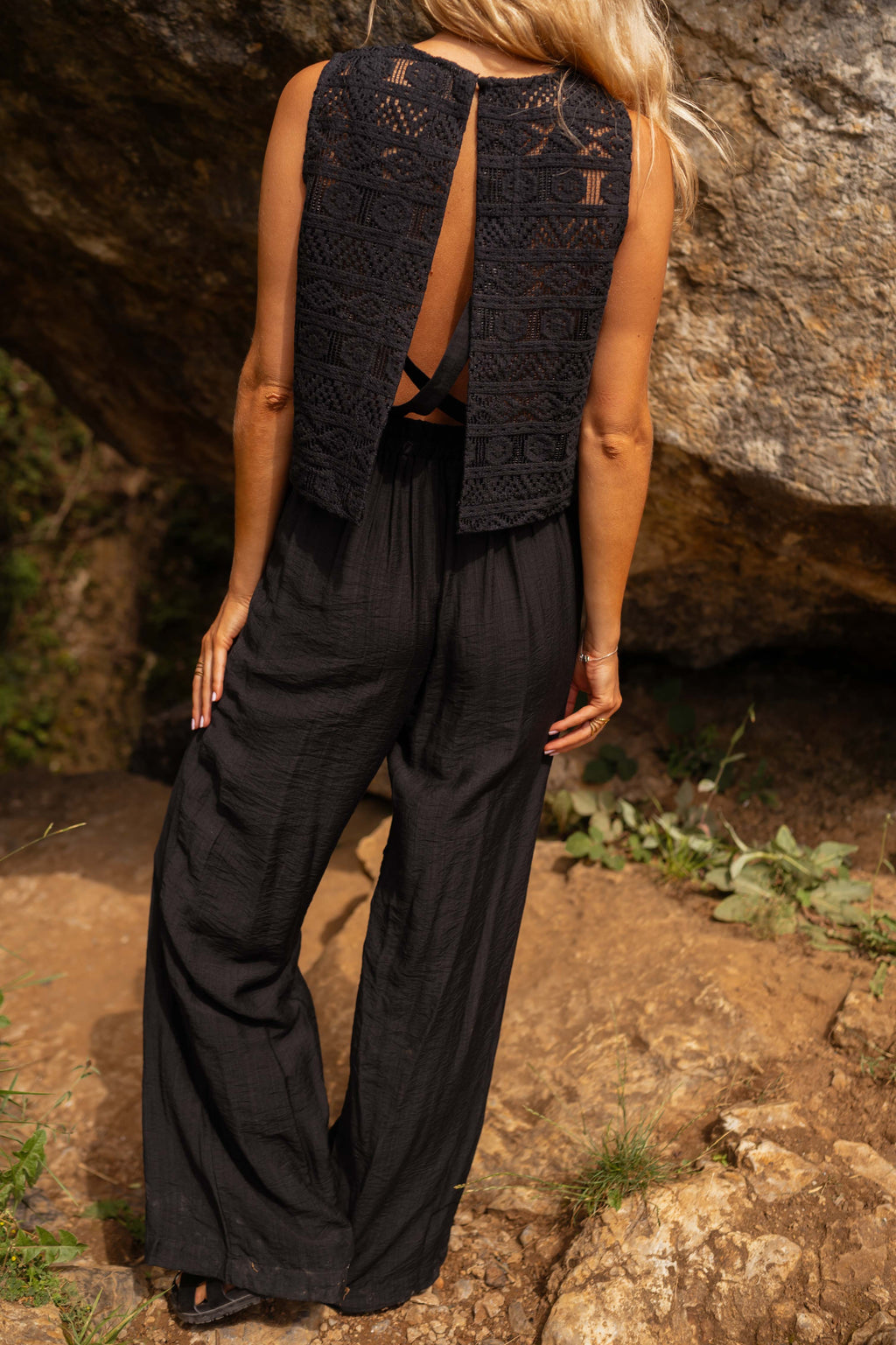 Paolina jumpsuit - black