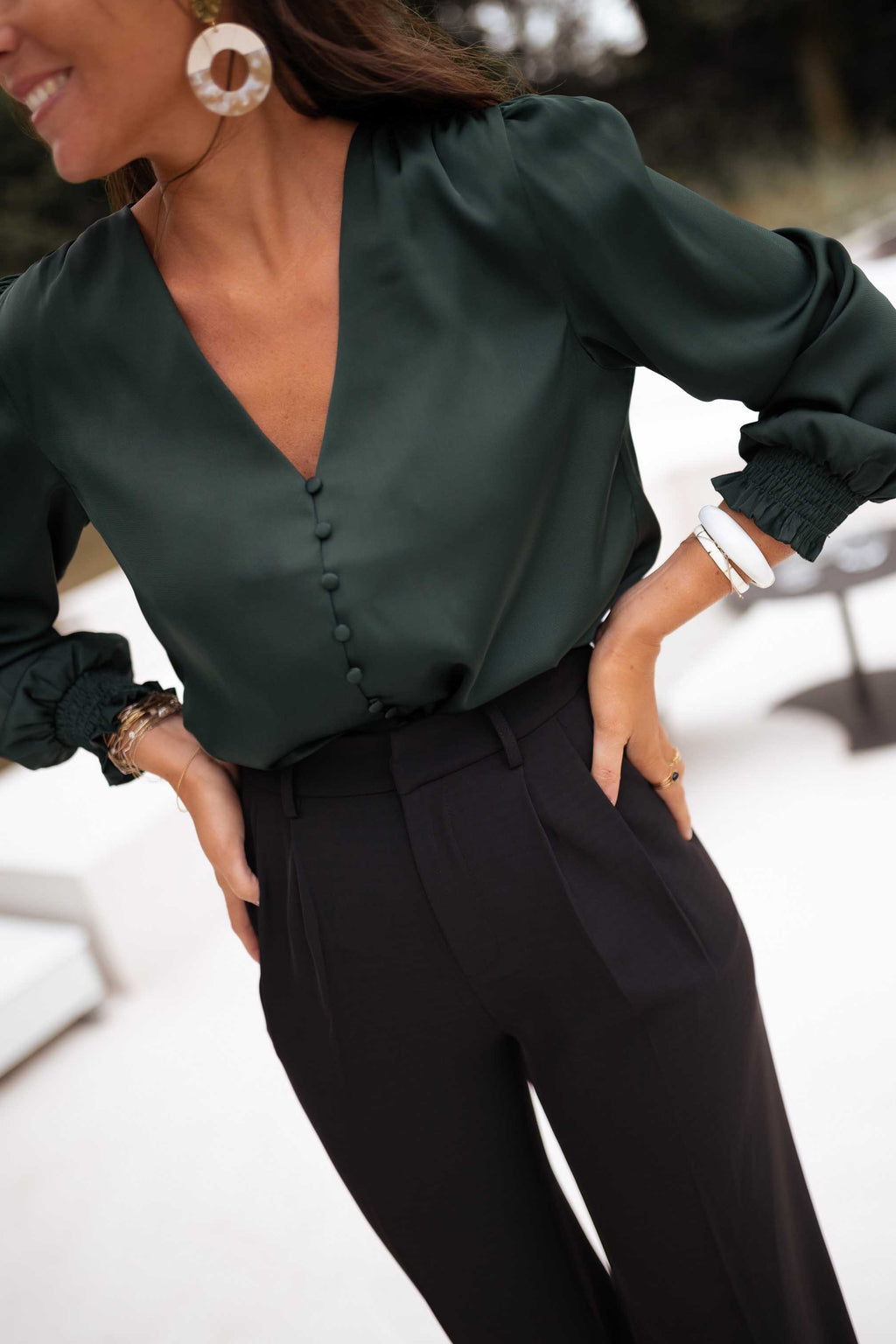 Blouse Daina - verte