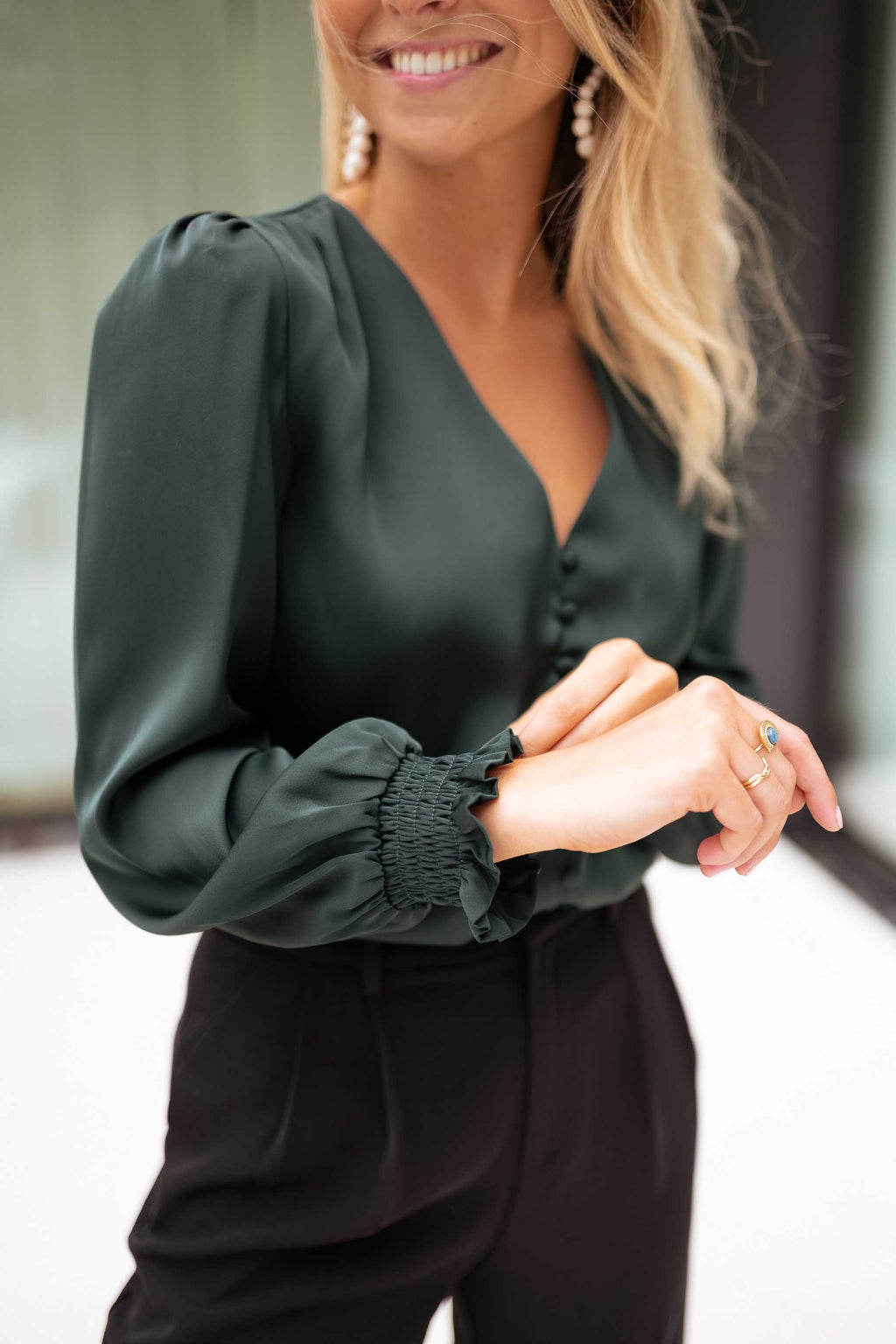 Blouse Daina - verte