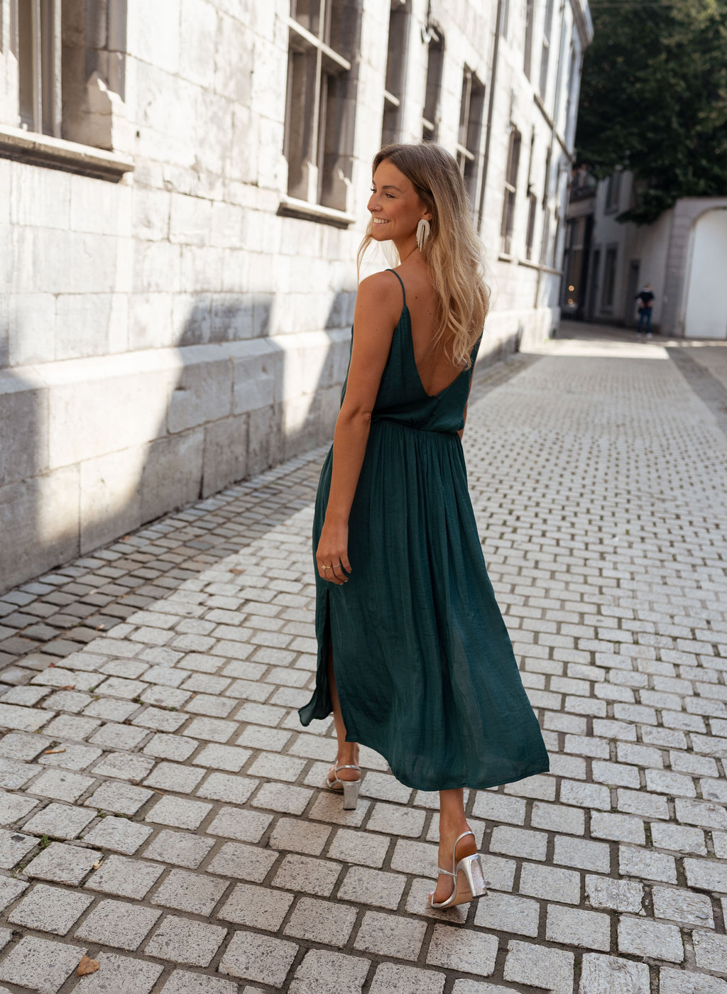 Dalie dress - duck green