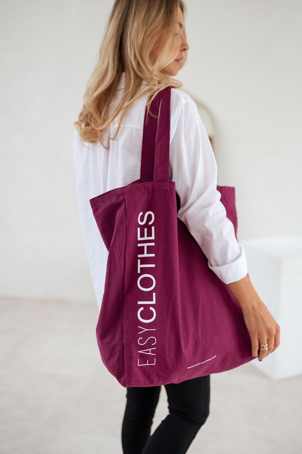 Tote bag EASY CLOTHES - bordeaux