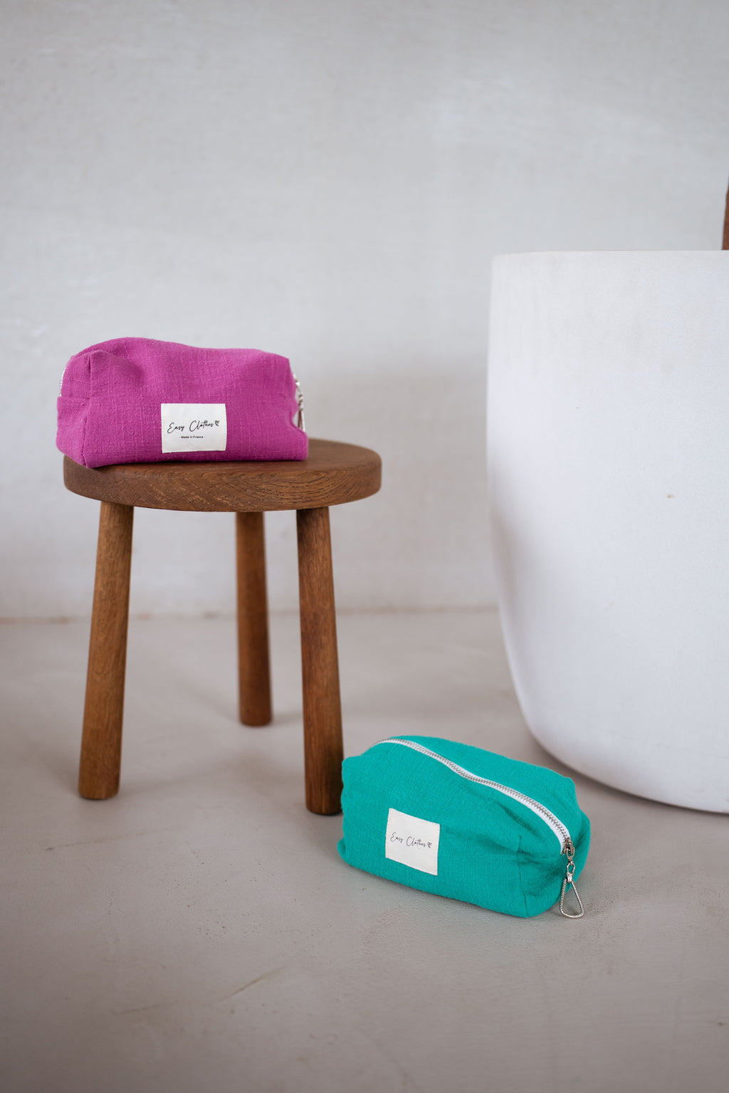 Pochette Easy Clothes CREATION - fuchsia en lin