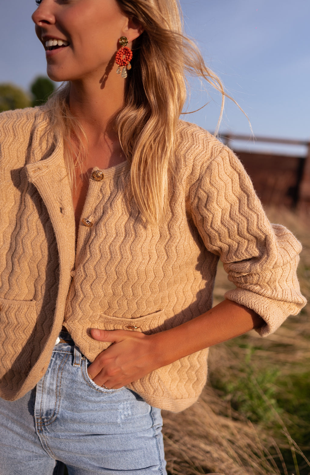 Cardigan Elsa - Camel