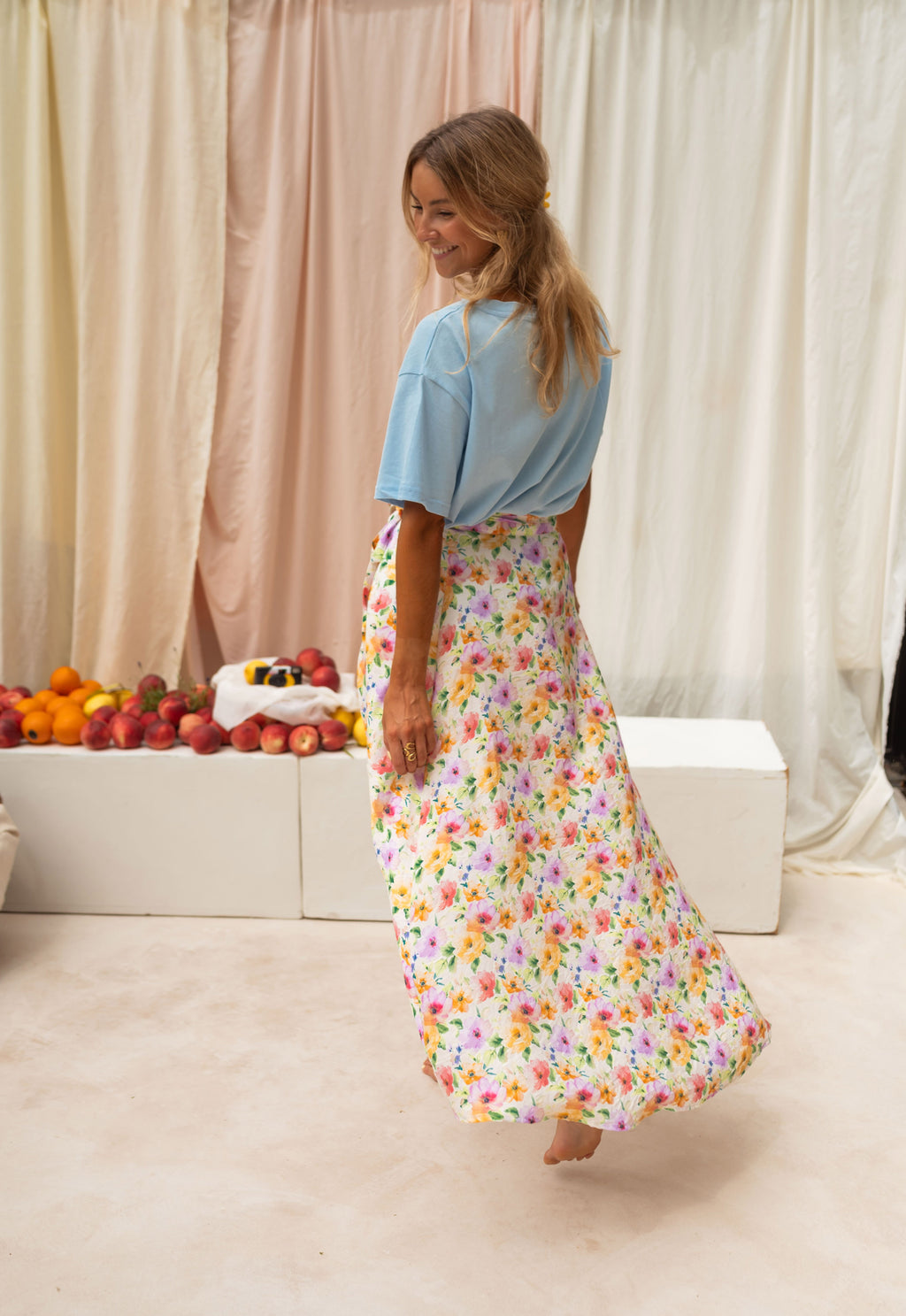 Fanny skirt - with flowers