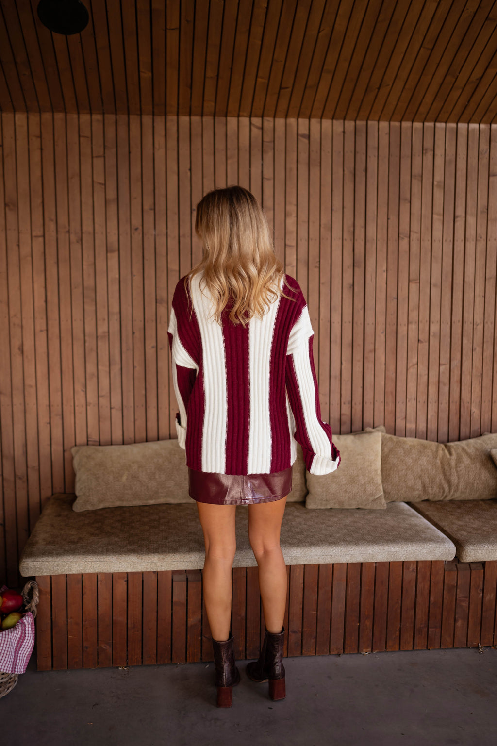 Gavan skirt - burgundy