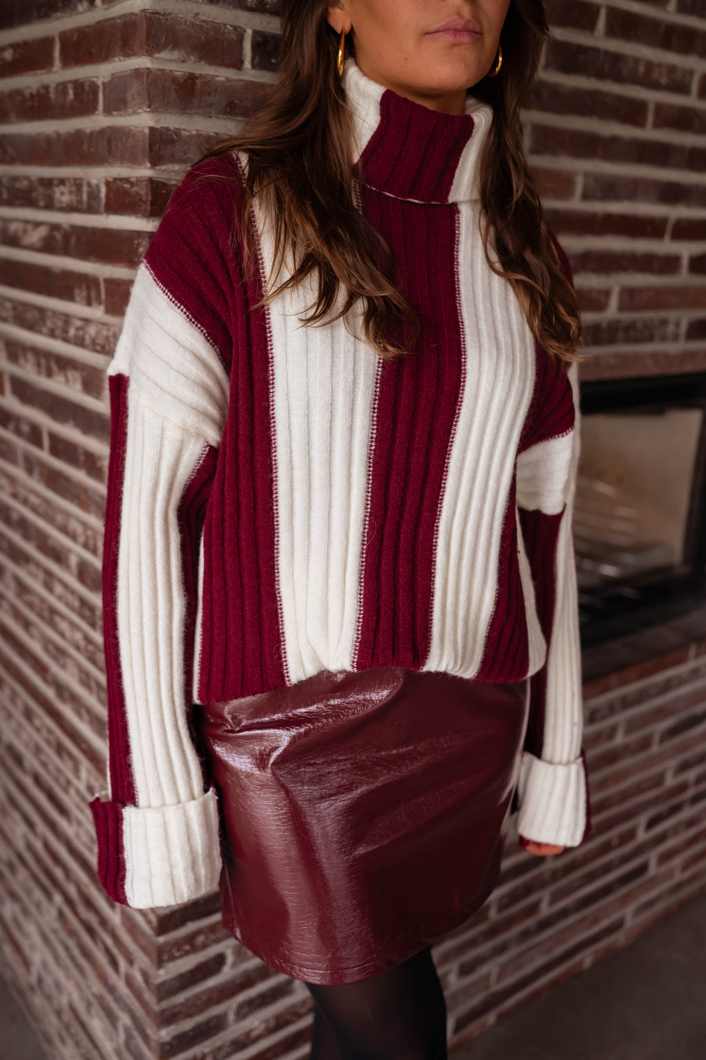 Gavan skirt - burgundy