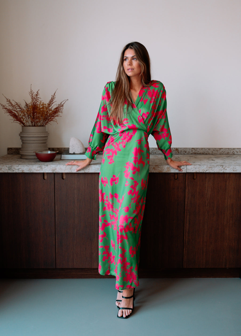 Robe Keeper - verte et rose