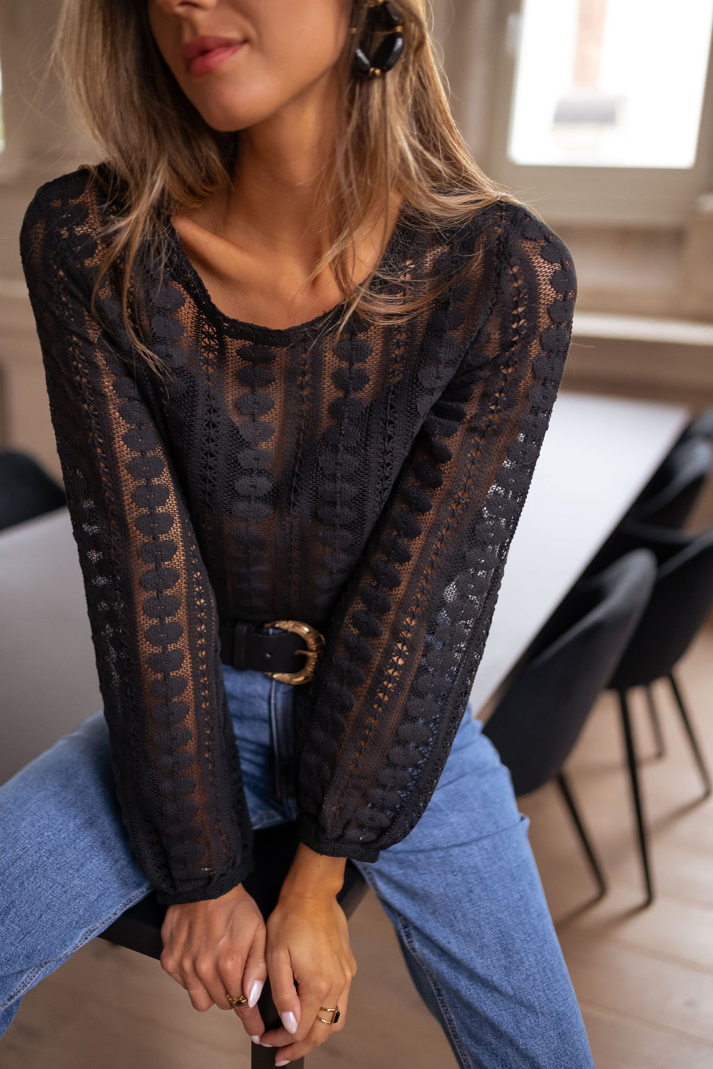 Blouse Laslo - noire