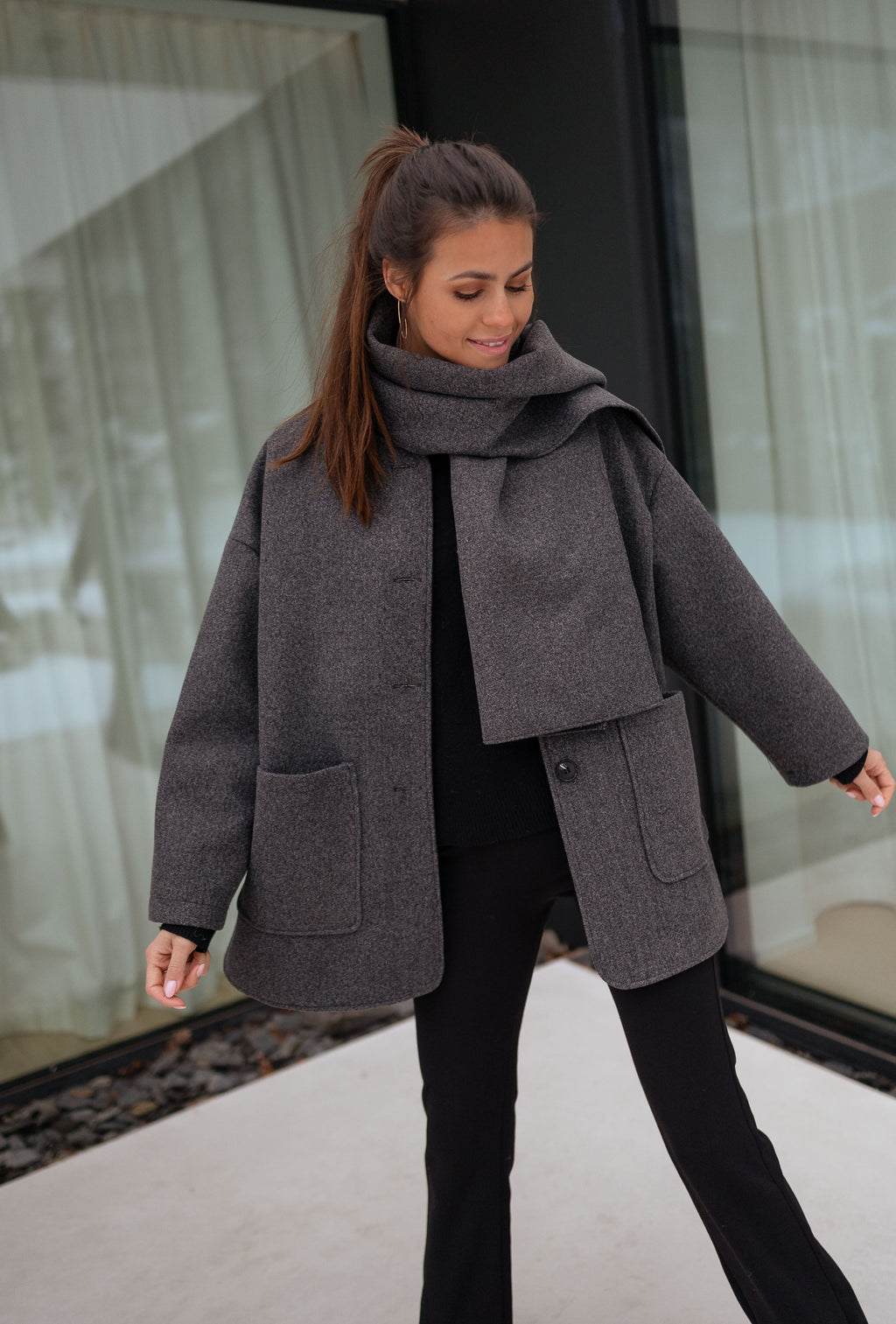 Manu coat - Grey