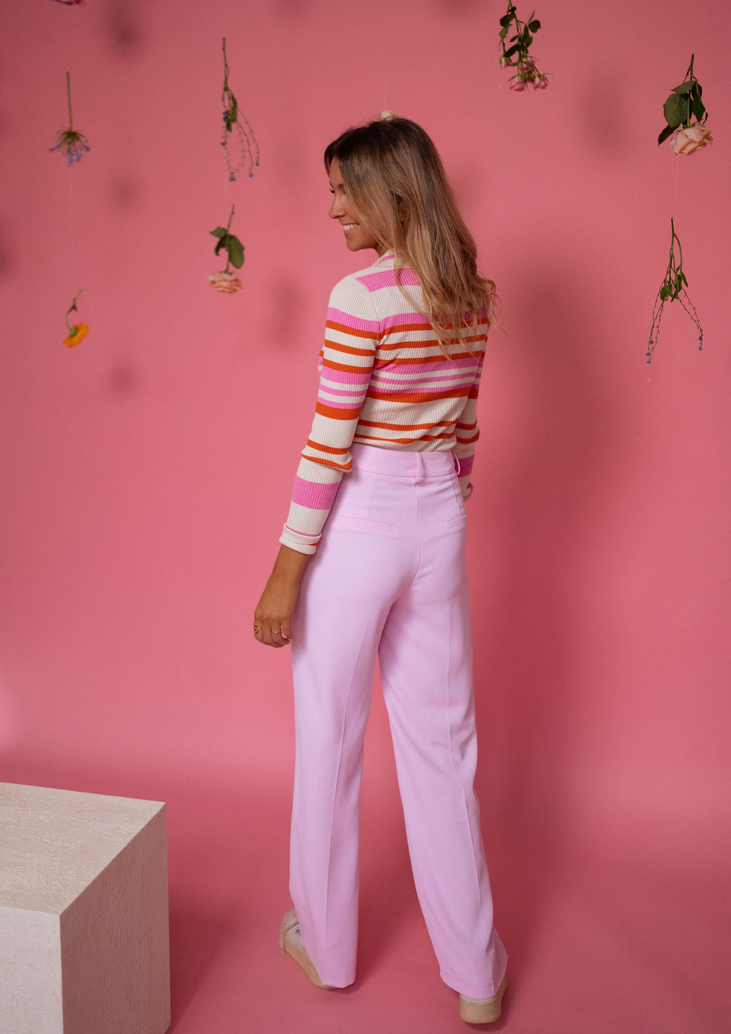 Pantalon Myriam - rose