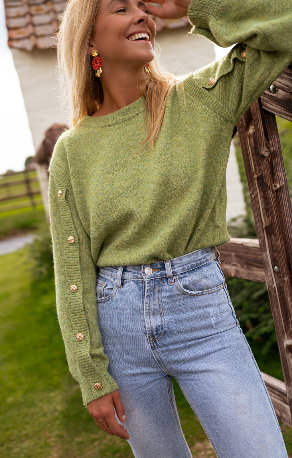 Carla sweater - Olive