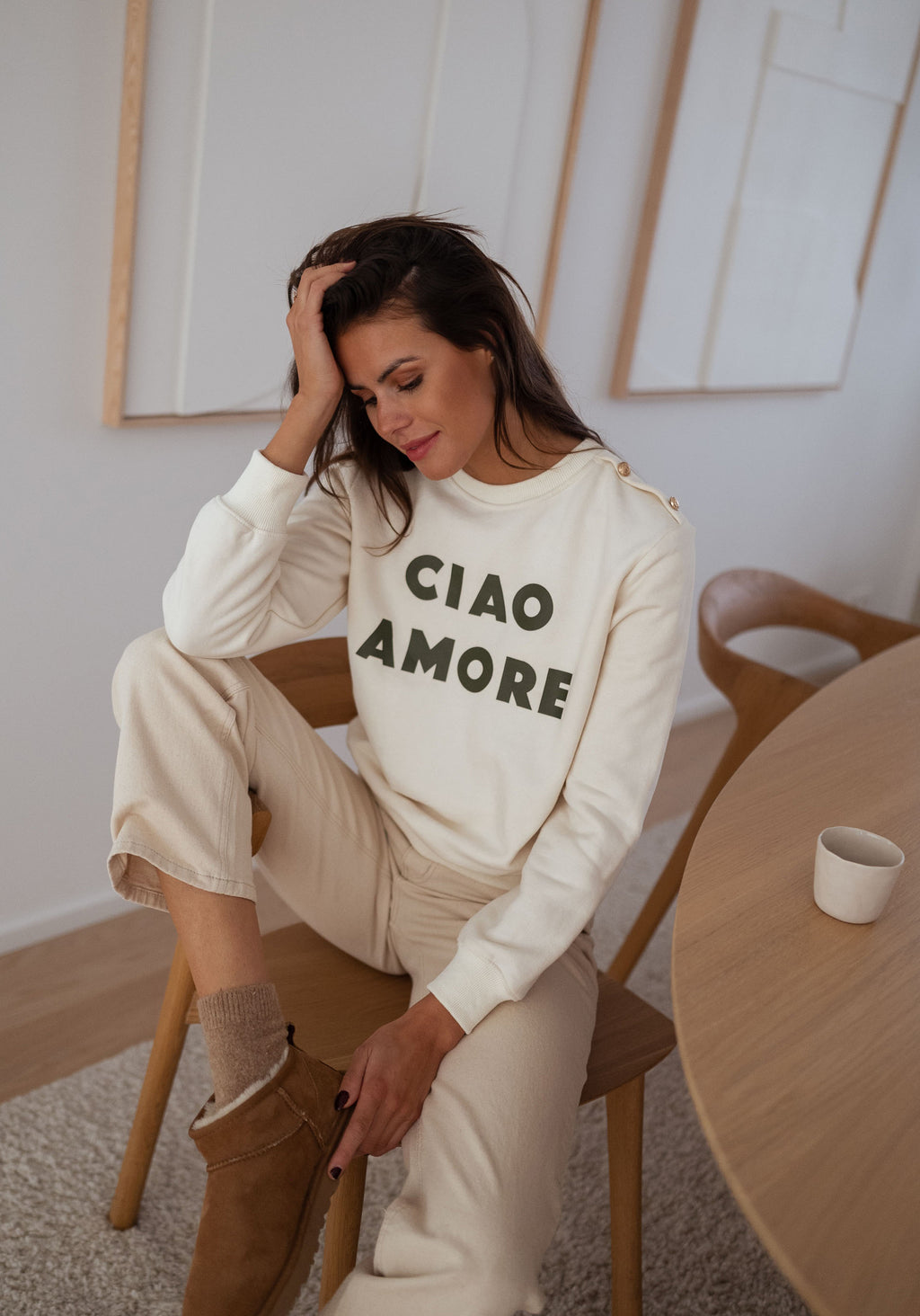 Sweater Ciao - ecru