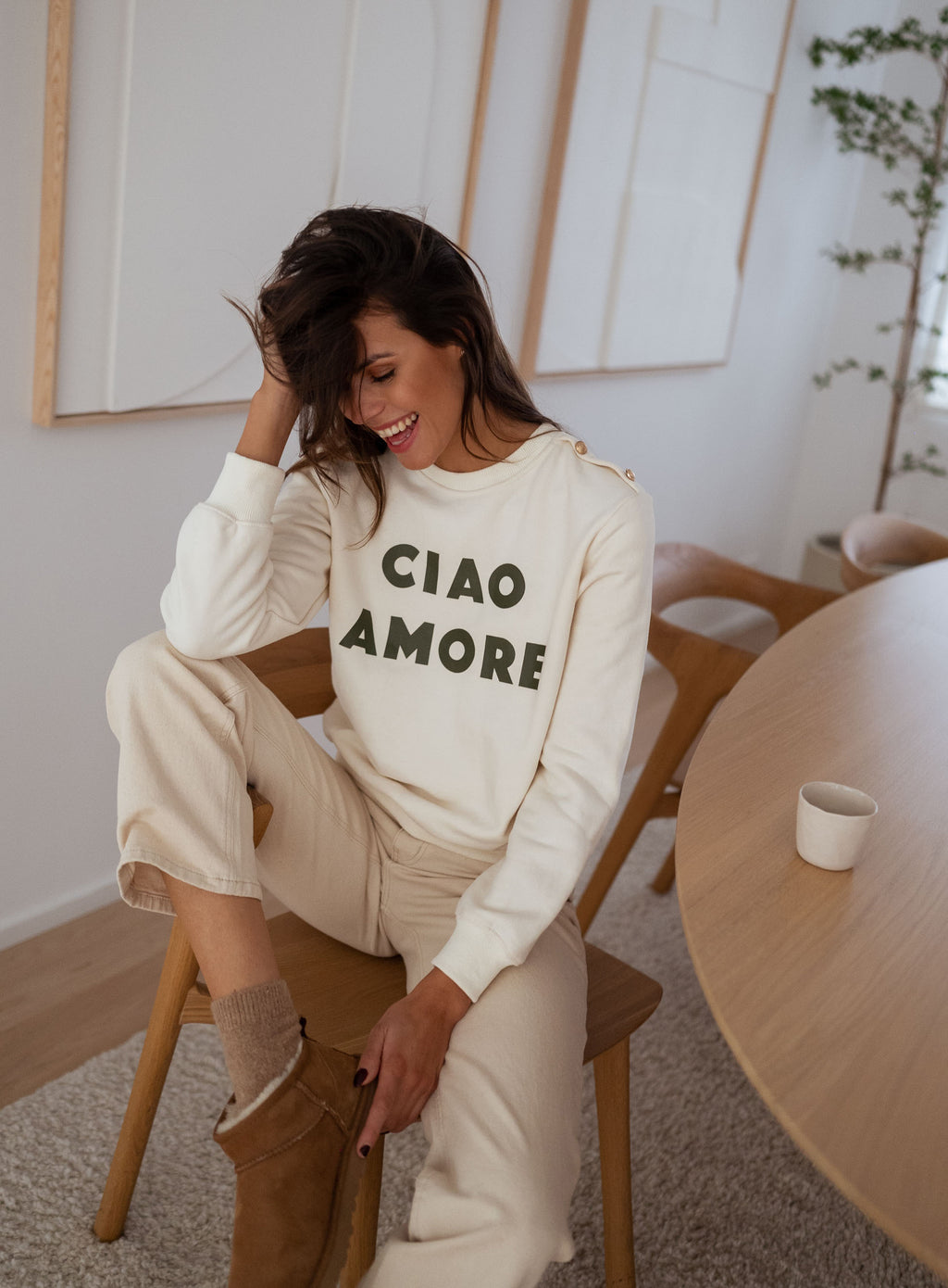 Sweater Ciao - ecru