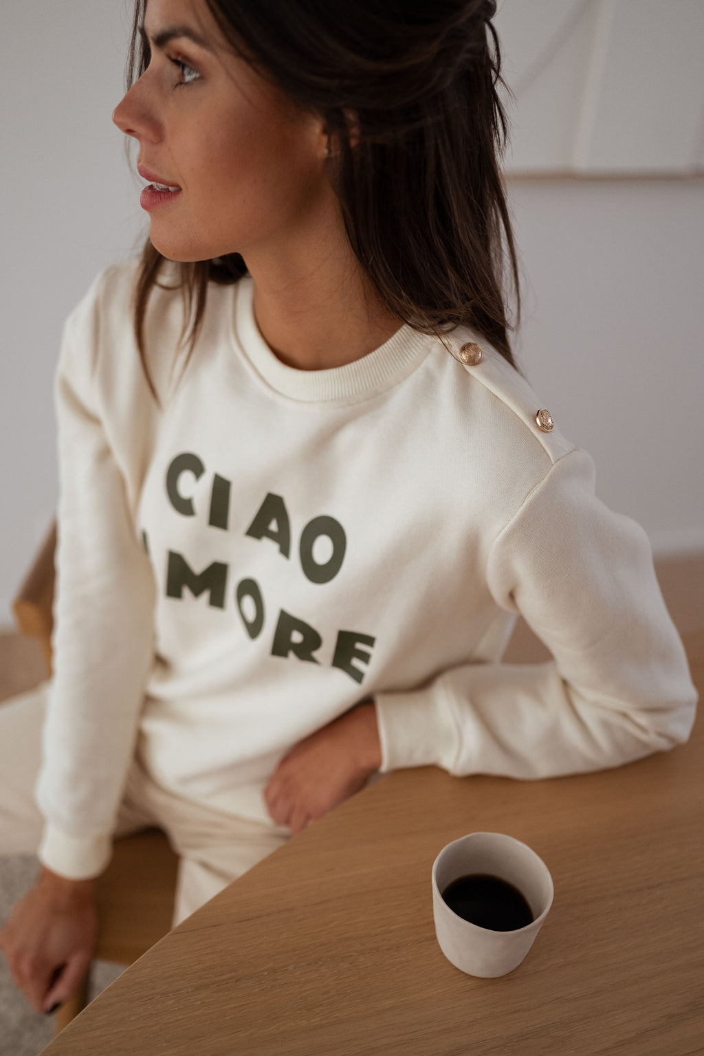 Sweater Ciao - ecru