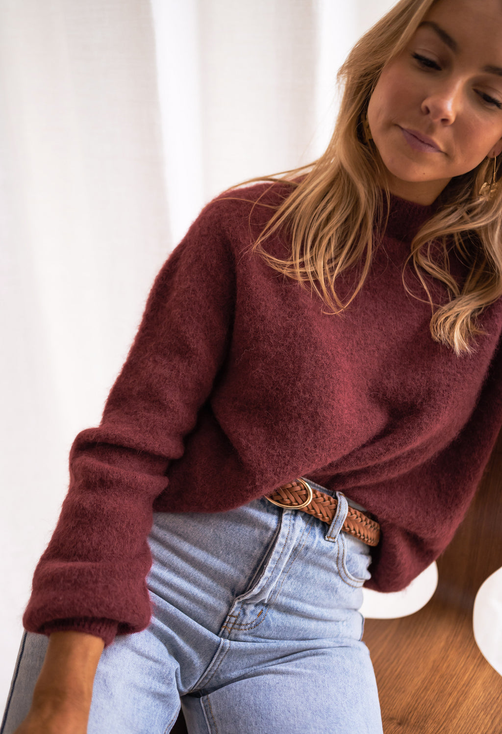 Sweater Delya - brick