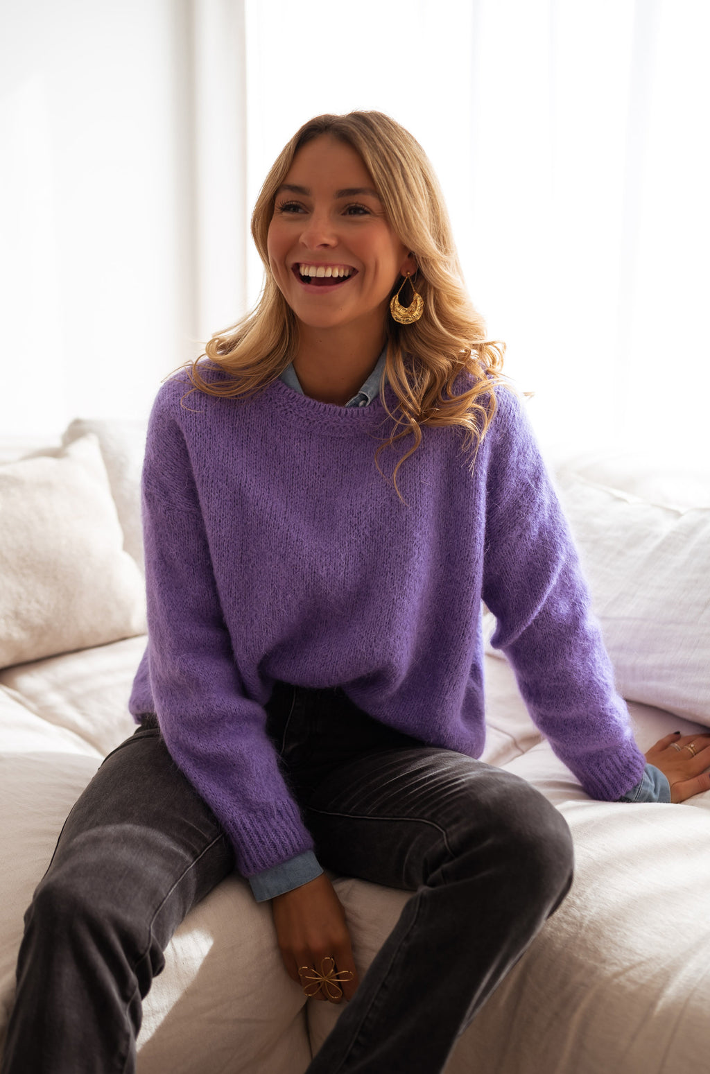 Sweater Jacob - Purple