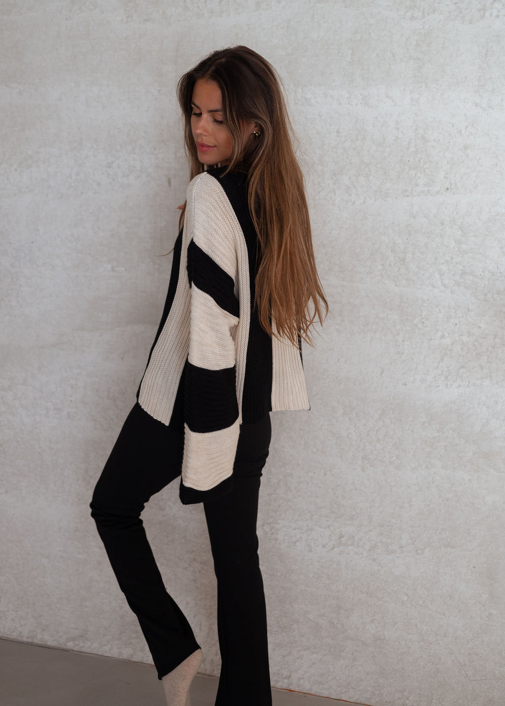 Sweater Masson - ecru and Black