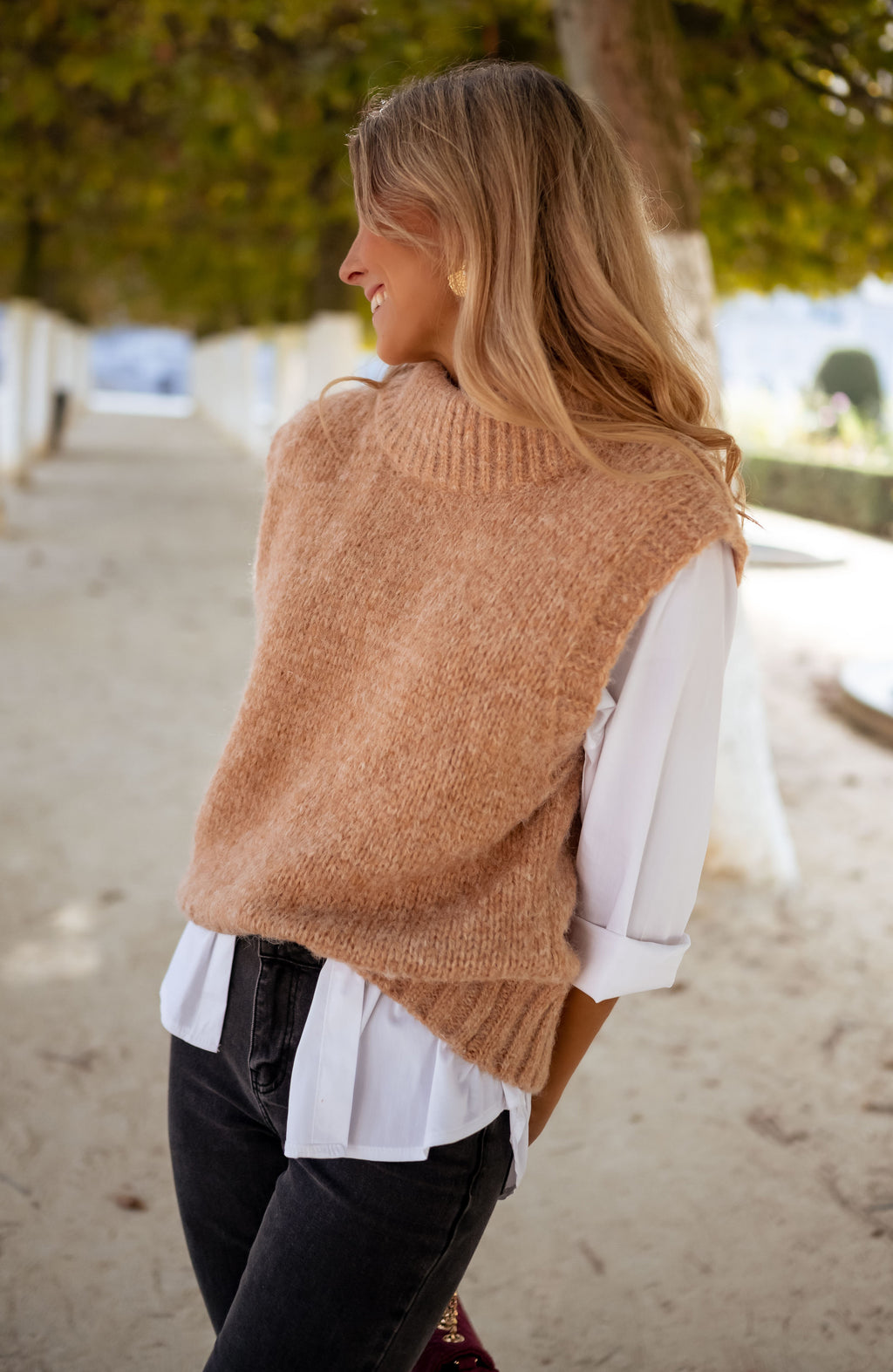 Sweater Sleeveless Grenoble - camel