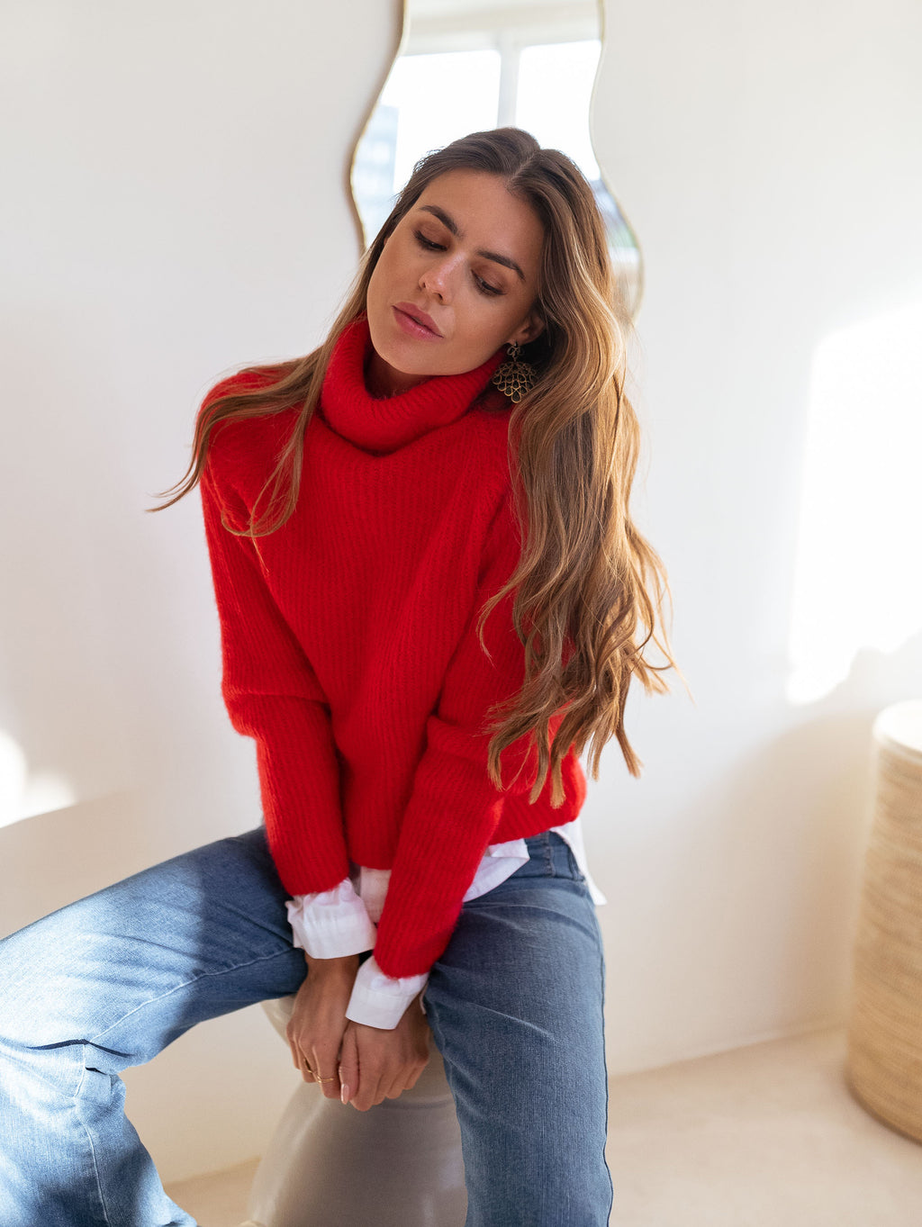 Pull Thibaut - rouge