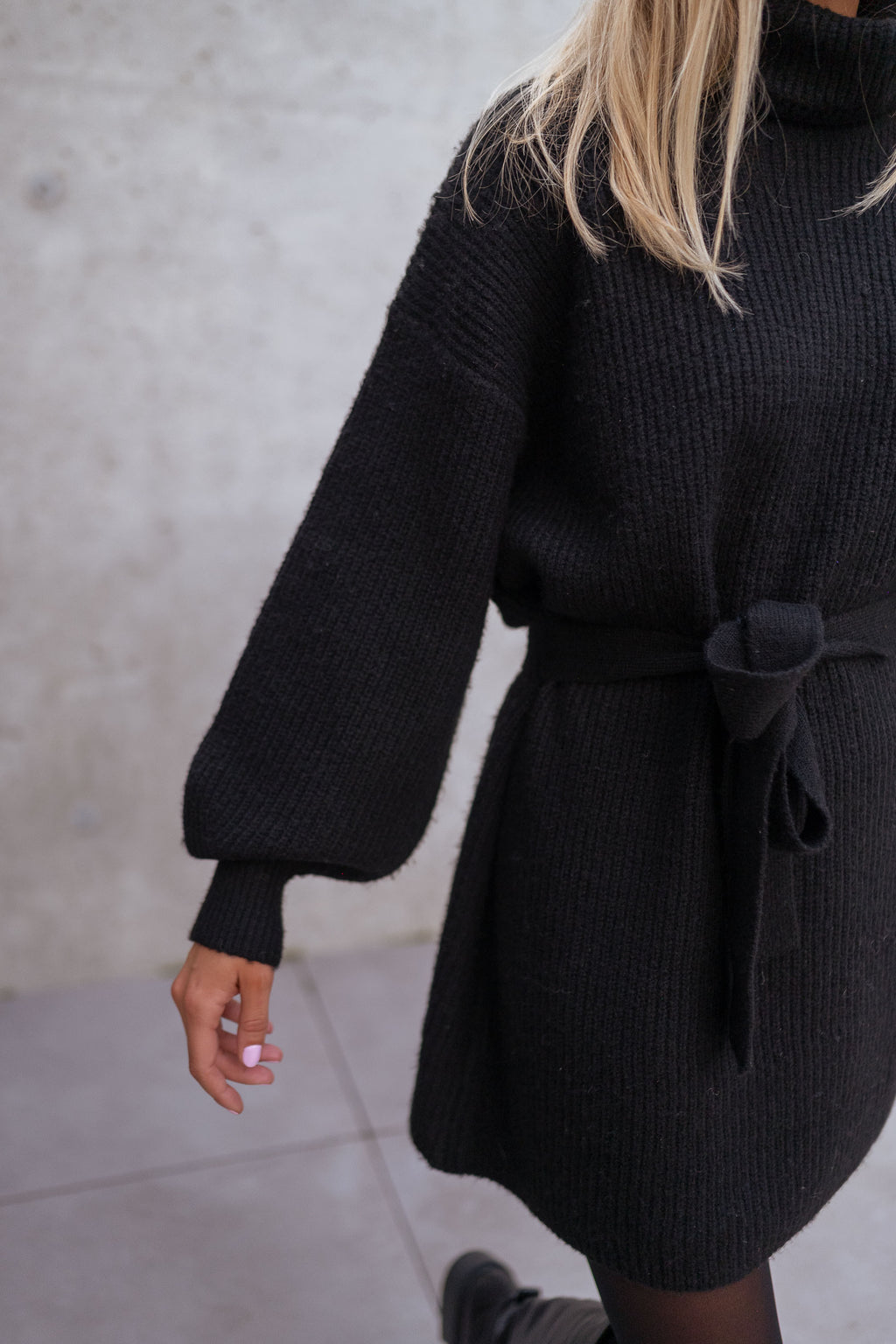 Sweater Dress Rachel - Black