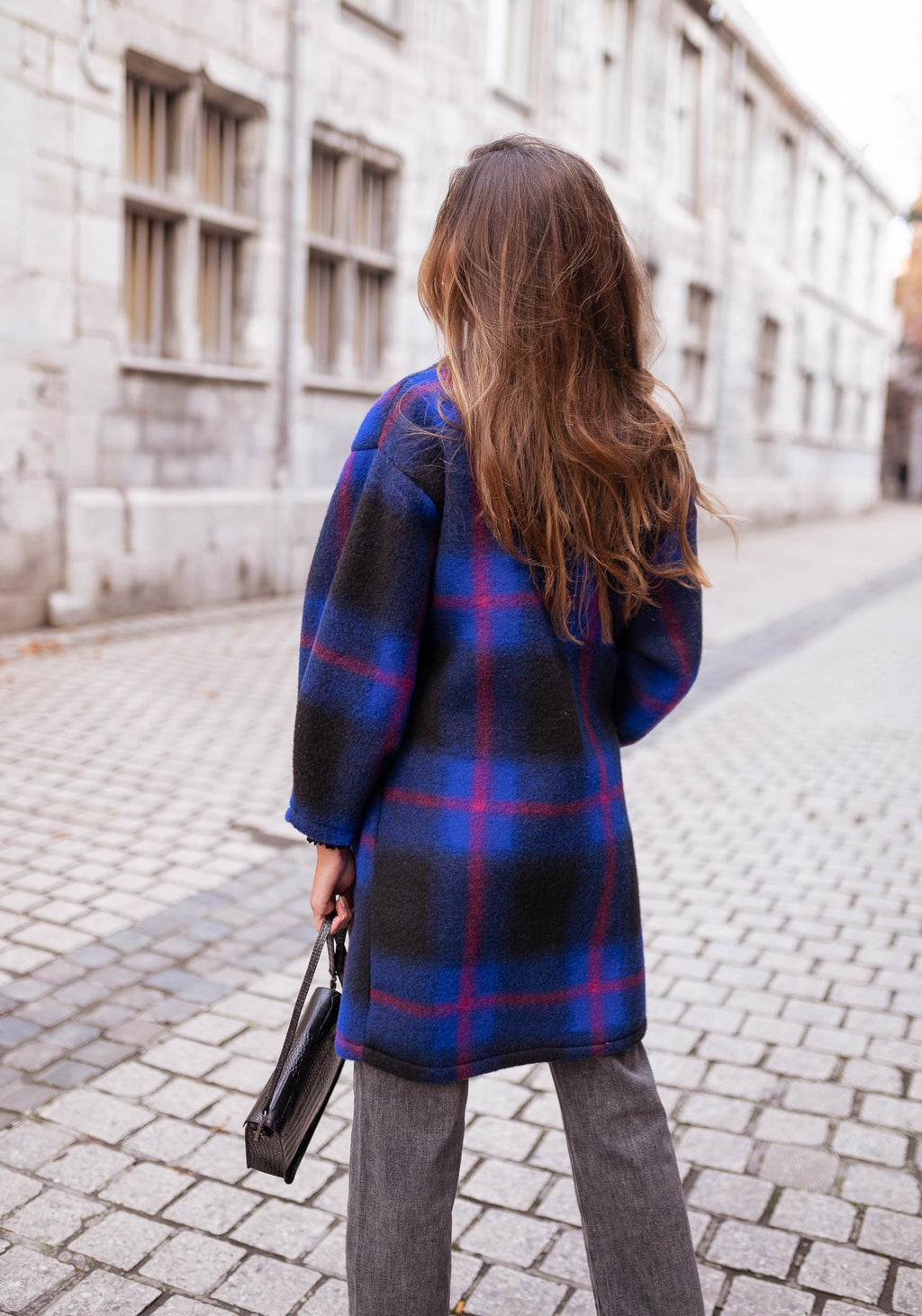 Riza coat - Checkered