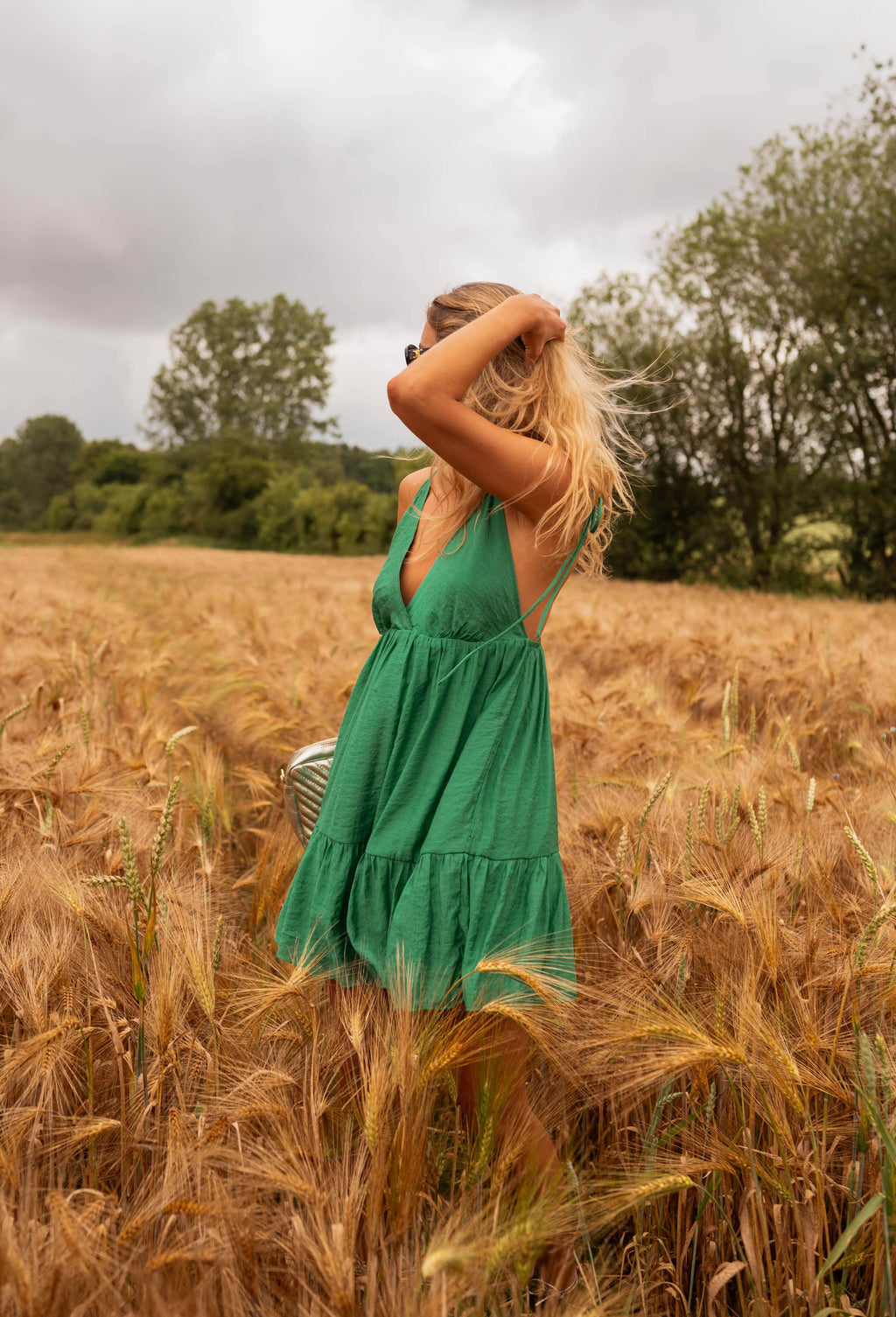 Cécile dress - green