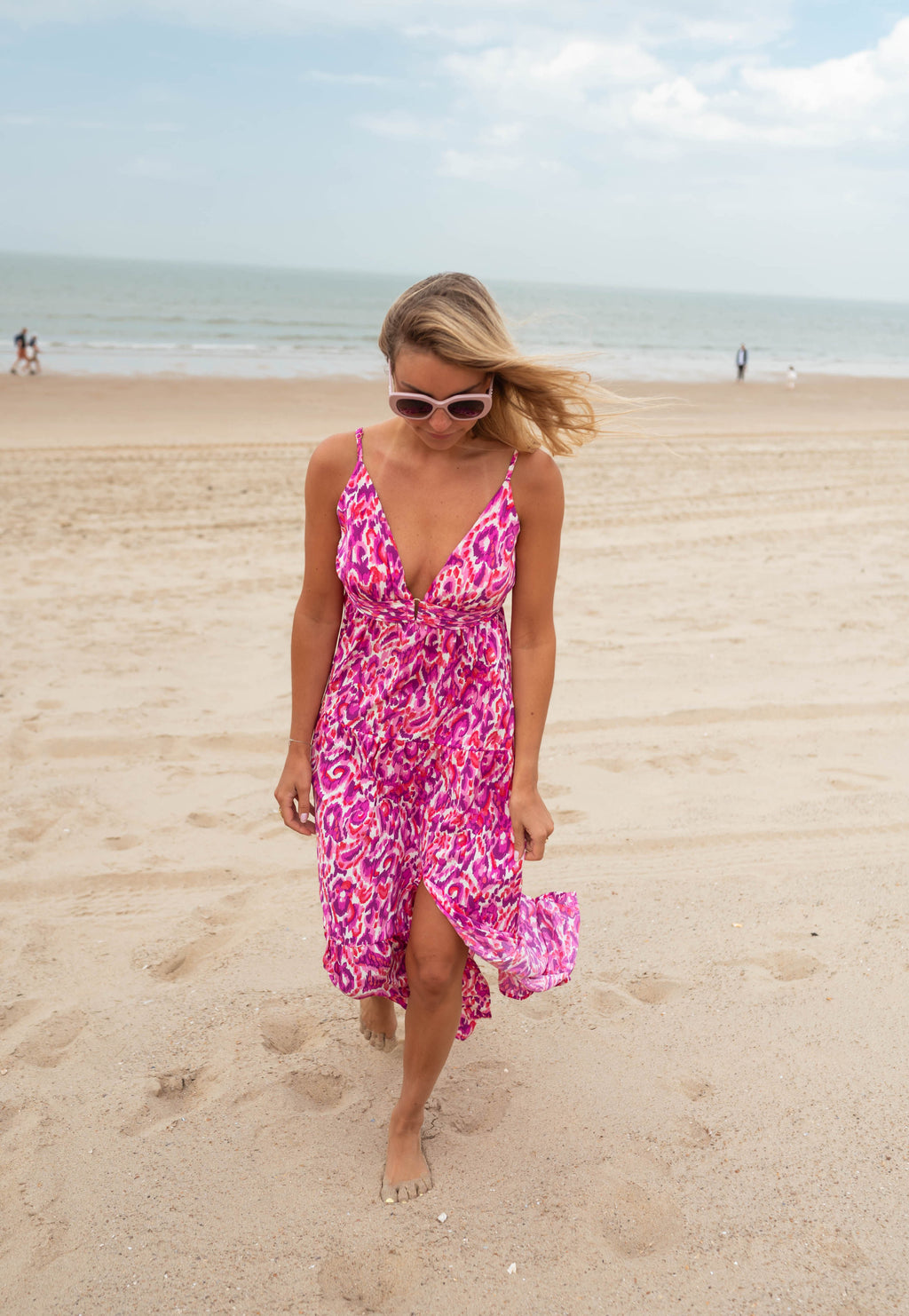 Mahaut dress - pink patterned