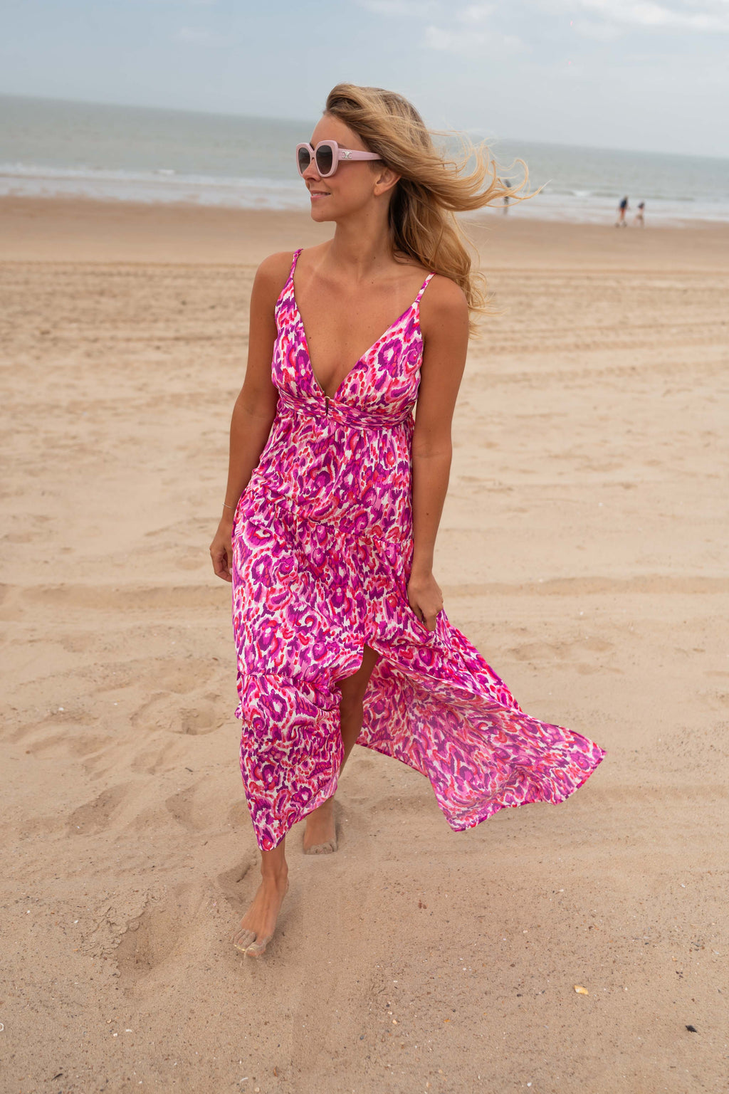 Mahaut dress - pink patterned