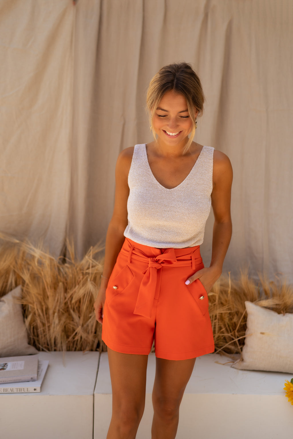 Shorts Claro - orange