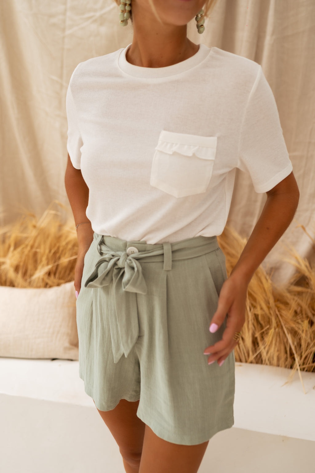 Nadia shorts - Khaki