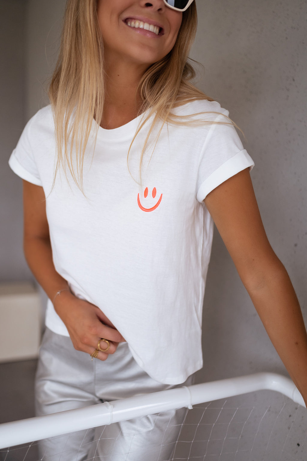 T-shirt Smiley- White