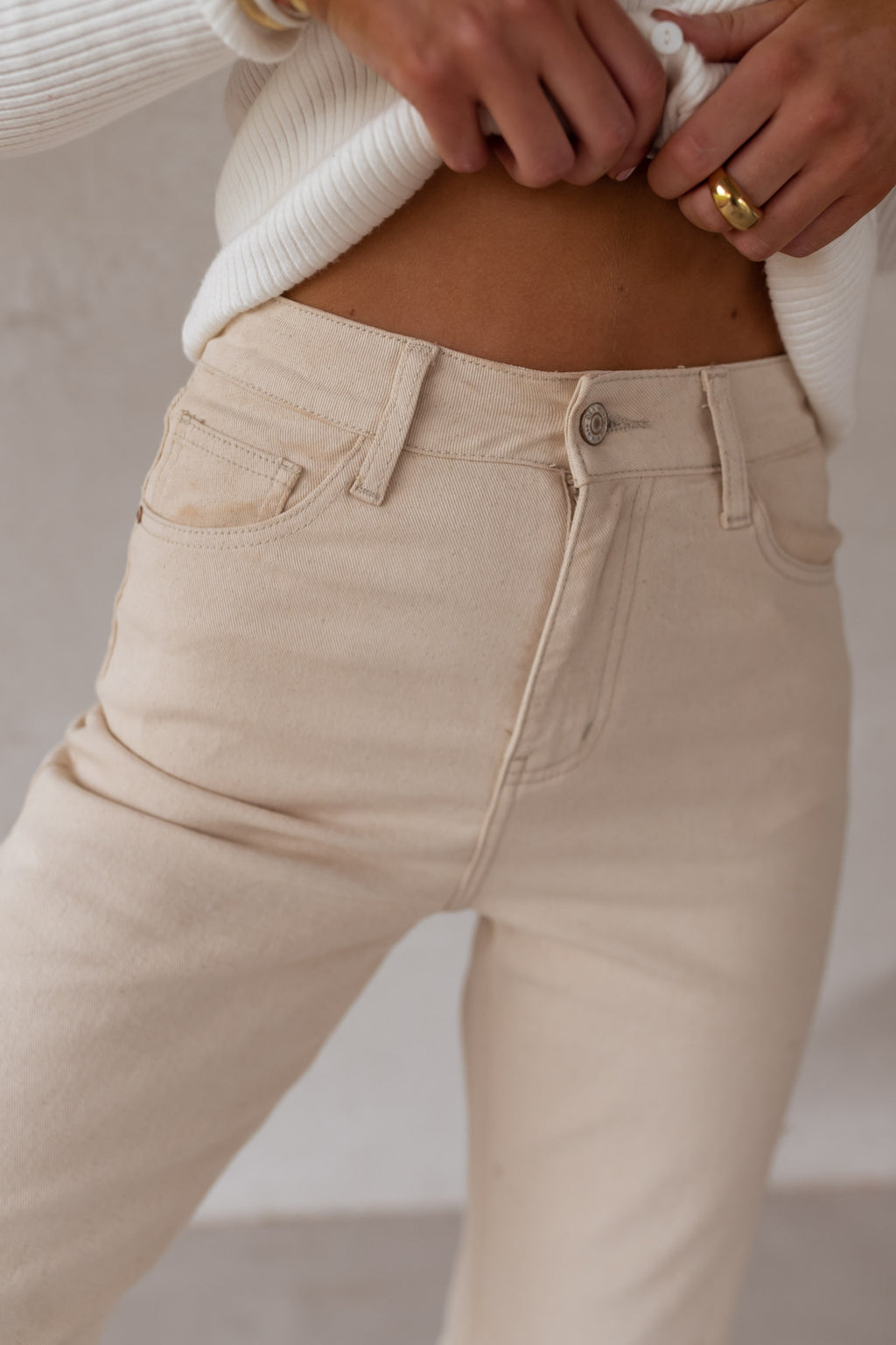 Jeans Solan - beige