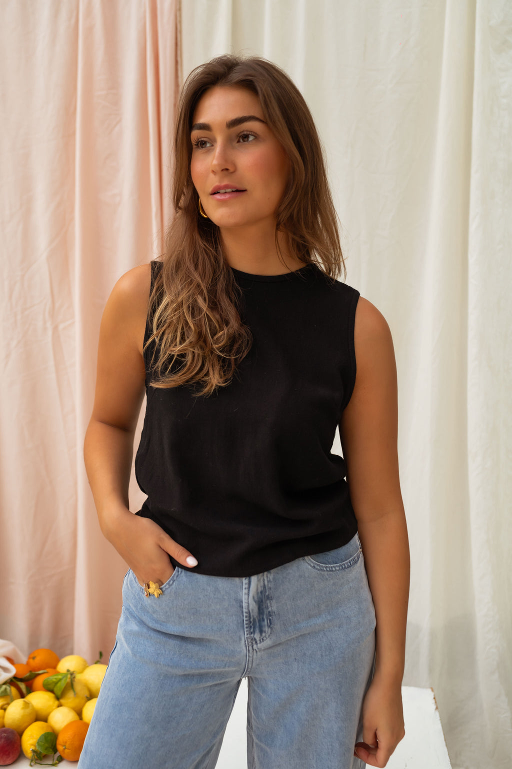 Josephine top - black